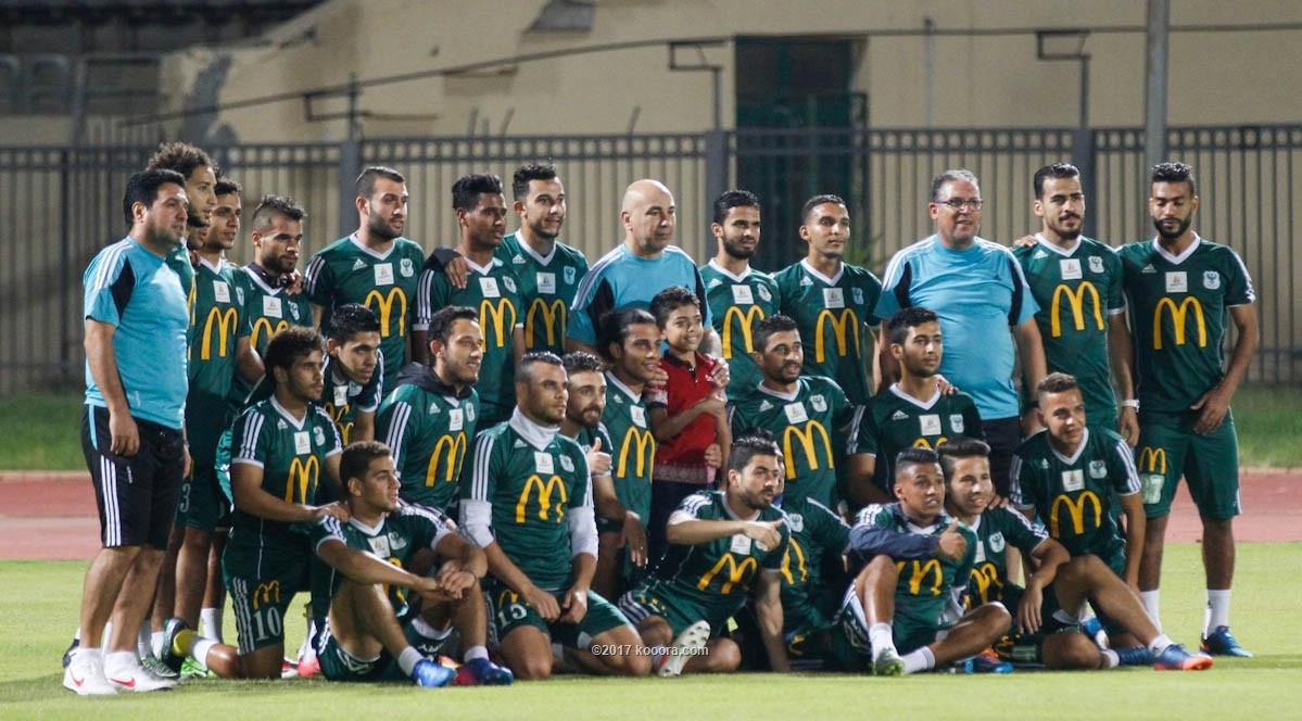 صورة جماعية لفريق المصرى البورسعيدى