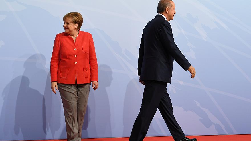 رجب طيب أردوغان وأنجيلا ميركل رجب طيب أردوغان وأنجيلا ميركل