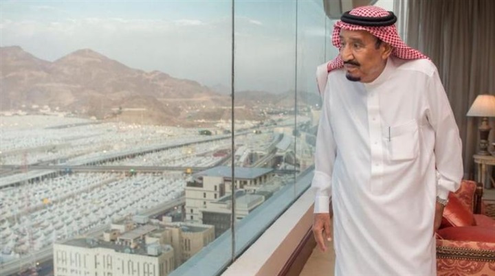 خادم الحرمين الشريفين فى مشعر منى