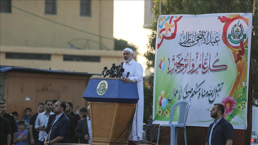 إسماعيل هنية في خطبة العيد 