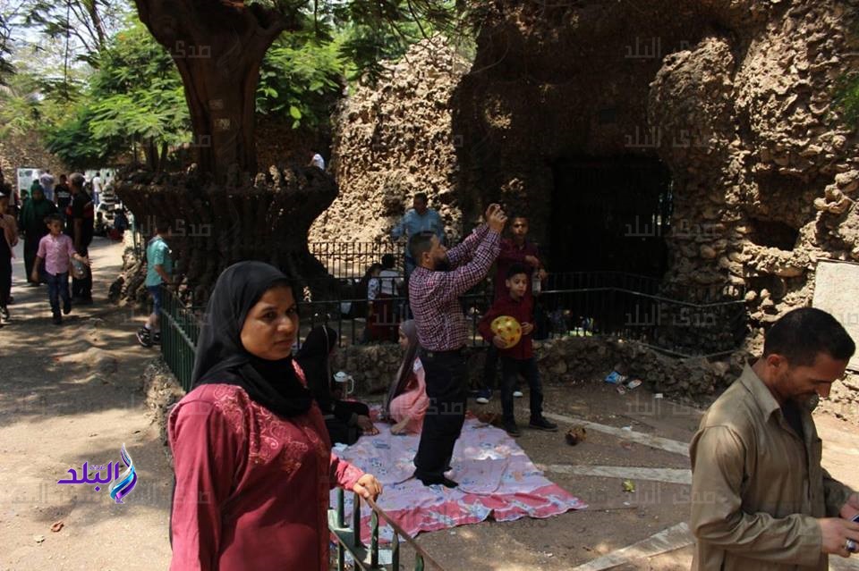 زوار حديقة الحيوان