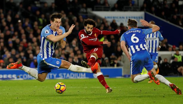 محمد صلاح أمام برايتون