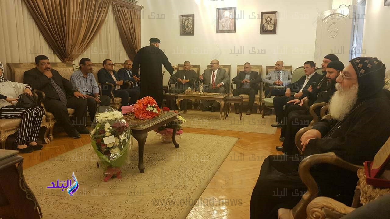 مستقبل وطن بالجيزة يزورمطرانية 6 أكتوبر للتهنئة بعيد العذراء