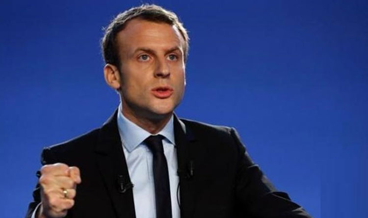 الرئيس الفرنسي ايمانويل ماكرون 