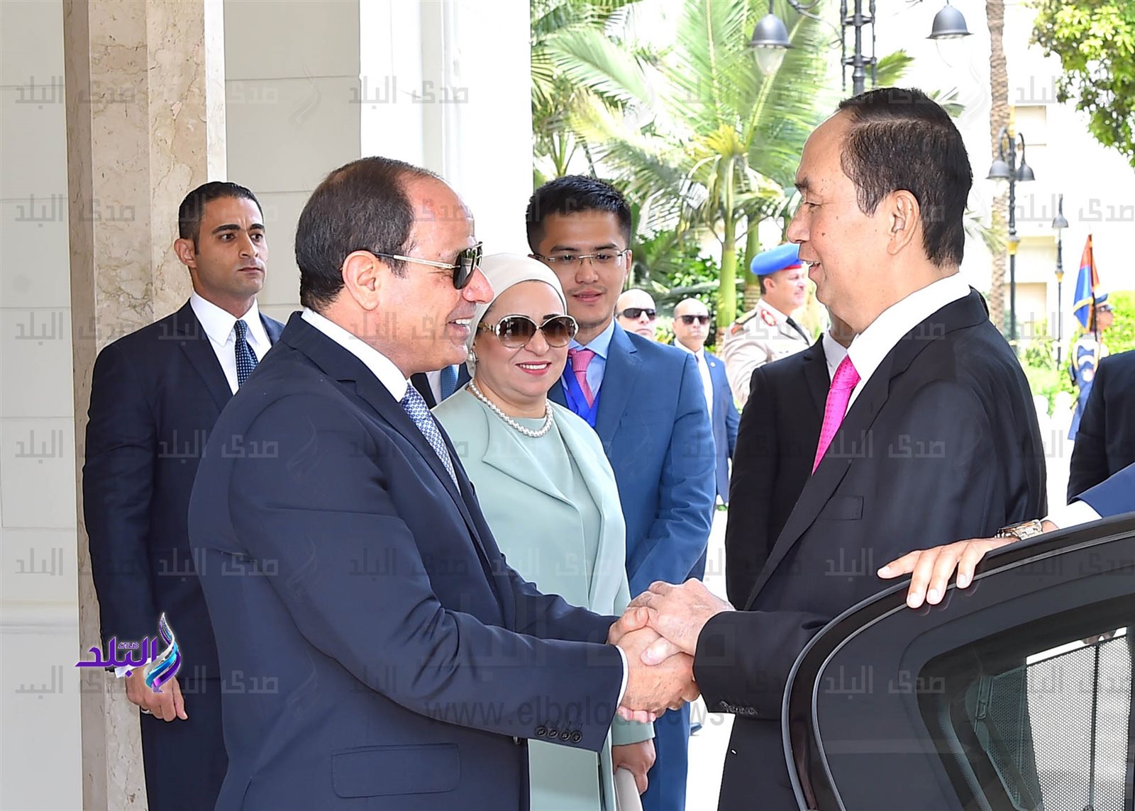 الرئيس السيسي ونظيره الفيتنامي 