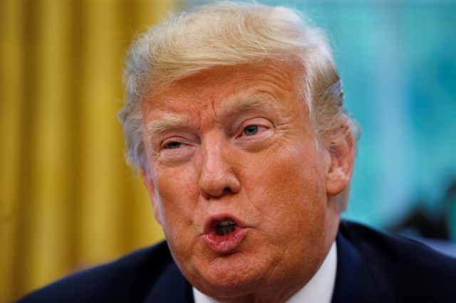 الرئيس الأمريكي دونالد ترامب 