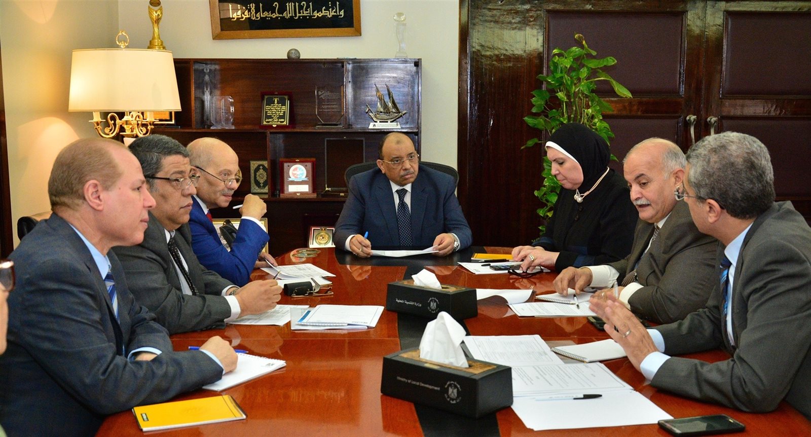 وزير لتنمية المحلية اللواء محمود شعراوى
