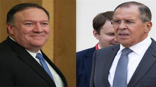 مايك بومبيو وسيرجي لافروف