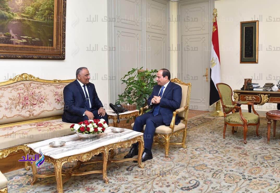 الرئيس السيسي ورئيس الرقابة الإدارية الجديد