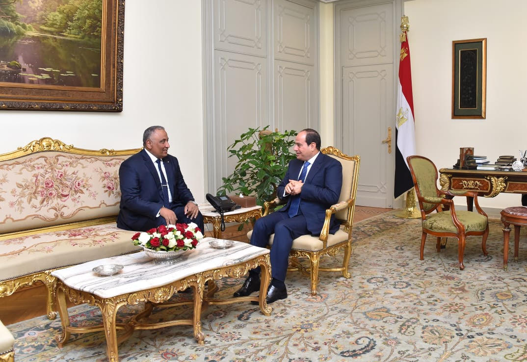 الرئيس السيسي ورئيس الرقابة الإدارية الجديد