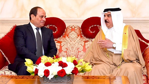 الرئيس السيسي وملك البحرين