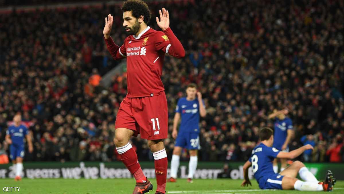 ليفربول محمد صلاح وليستر سيتي