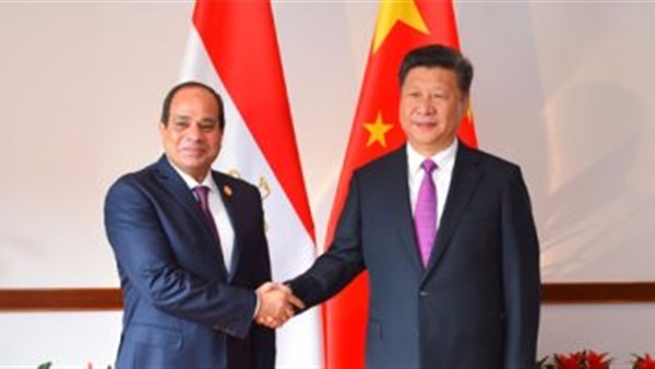 الرئيس السيسي ونظيره الصيني 