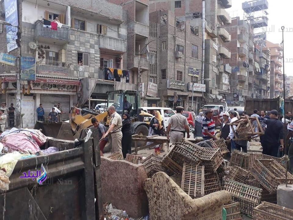 حملة أمنية مكبرة لرفع أشغالات المحلة حملة أمنية مكبرة لرفع أشغالات المحلة
