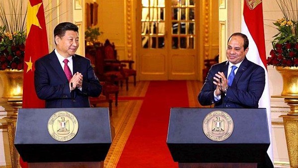 الرئيس السيسي والرئيس الصيني
