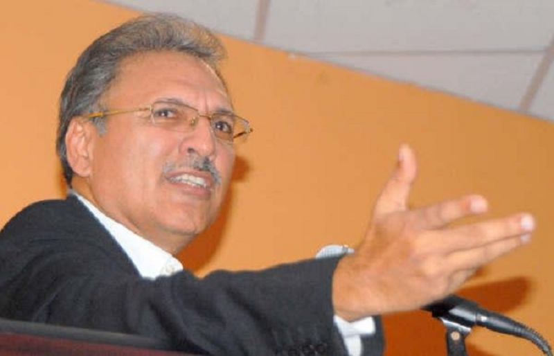 الرئيس الباكستاني عارف الفي 