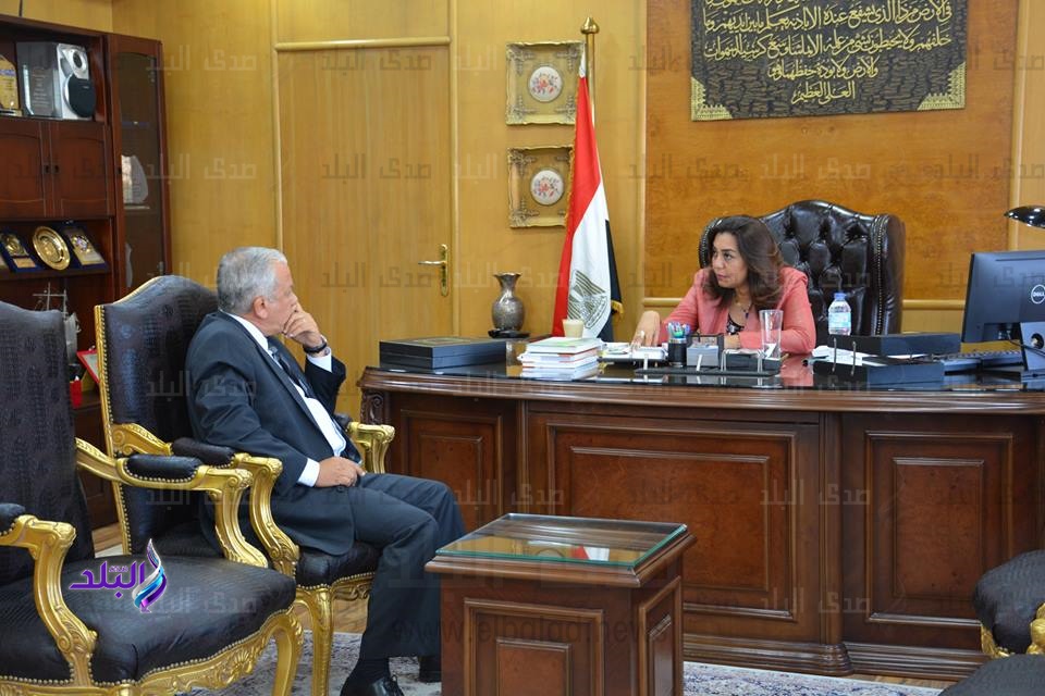  الدكتورة منال عوض، محافظ دمياط