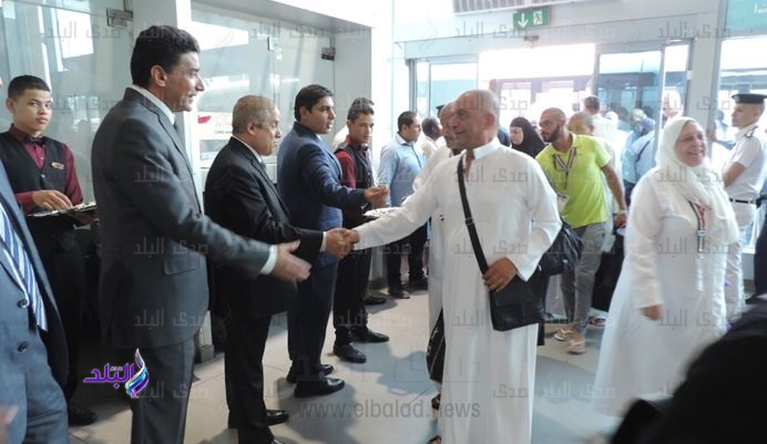 عودة اسر شهداء الشرطة بعد اداء مناسك الحج