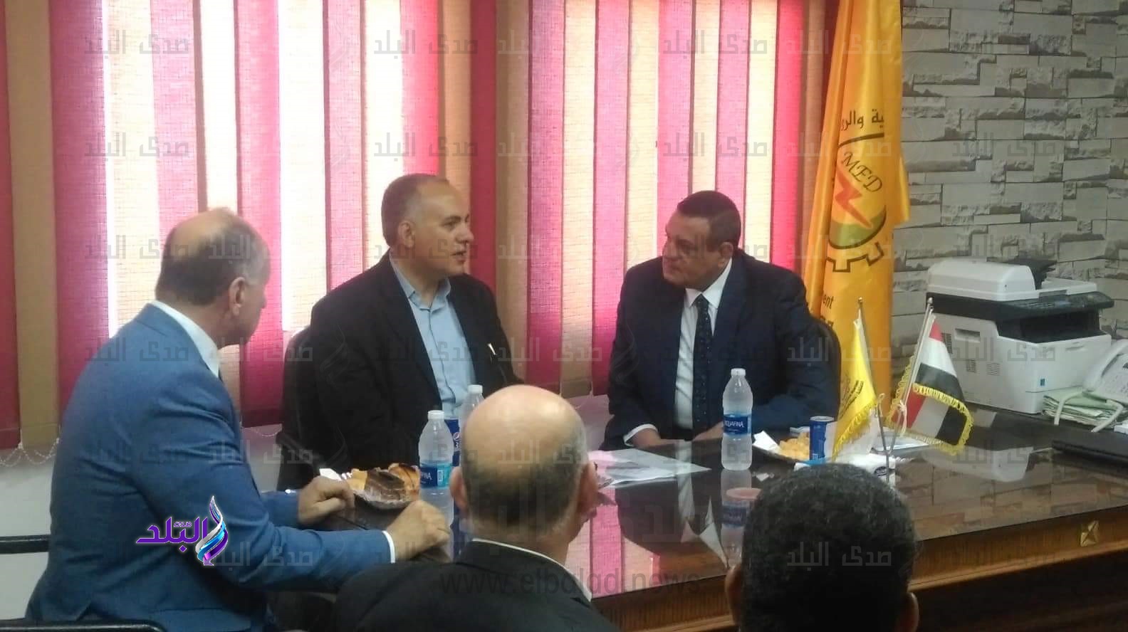 وصول وزير الرى البحيرة لبحث مواجهة السيول