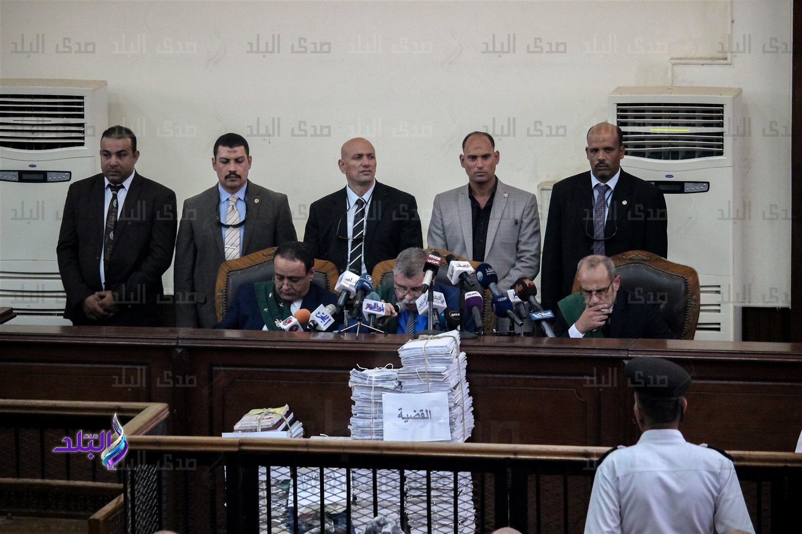 المستشار حسن فريد - هيئة المحكمة