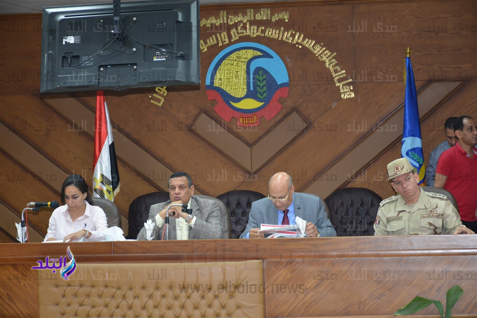 محافظ البحيرة يراجع خطة الأجهزة لمواجهة خطر السيول ..صور