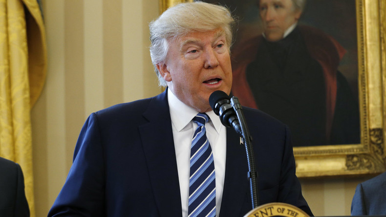 الرئيس الأمريكي دونالد ترامب