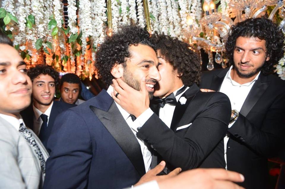 محمد صلاح في حفل الزفاف