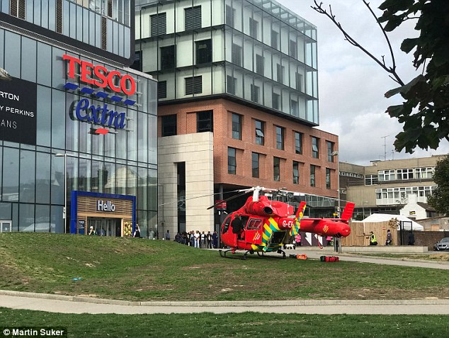 طائرة الاسعاف التي نقلت الضحية