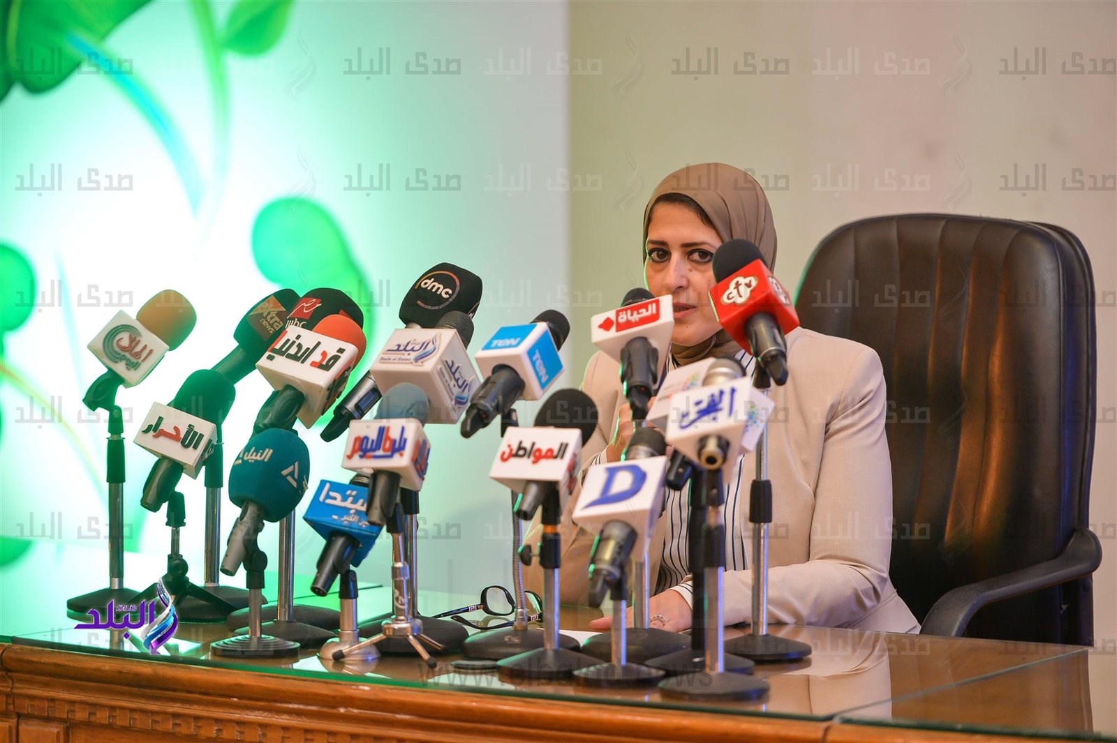 الدكتورة هالة زايد وزيرة الصحة والسكان 