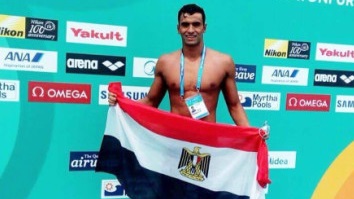 مروان العمراوي يحرز فضية بطولة أفريقيا للسباحة