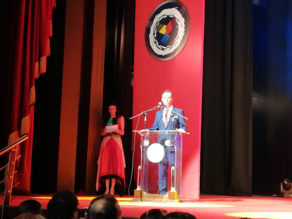 السفير السويسري خلال الاحتفالية