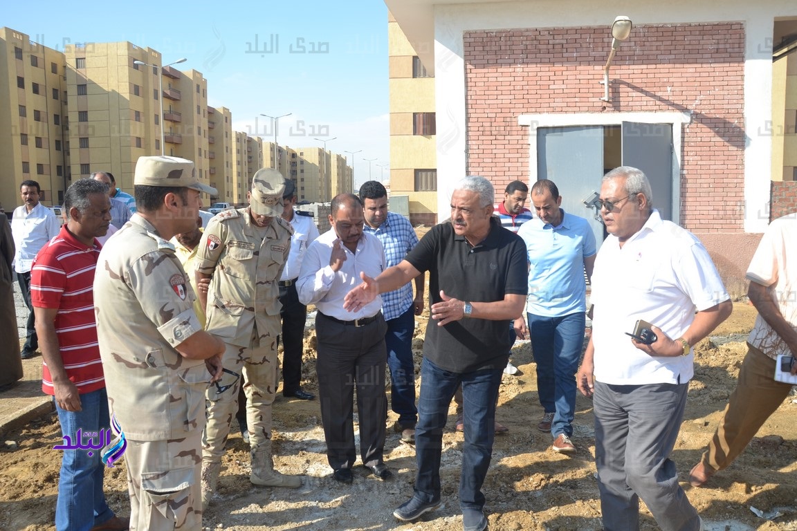 جولة تفقد المحافظ أعمال التطوير