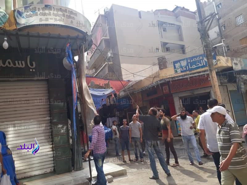 ازالة حالة اشغال طريق 