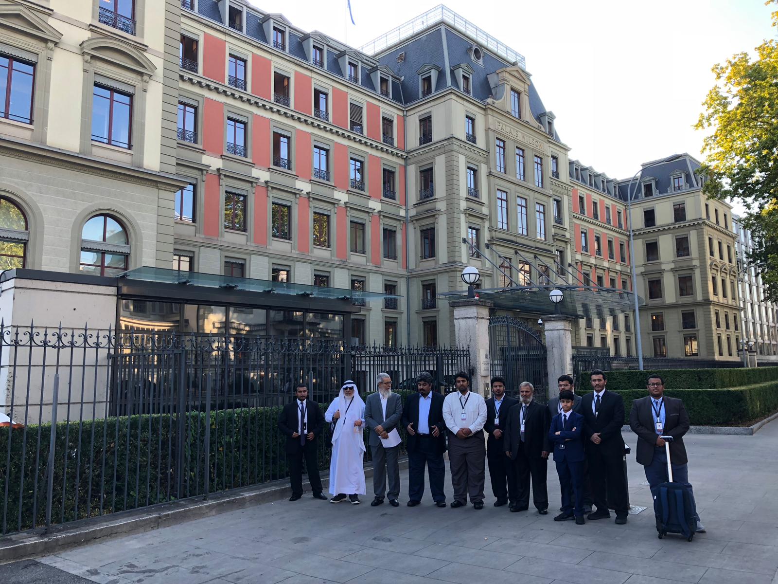 وقفة احتجاجية لقبيلة الغفران امام مقر الامم المتحدة