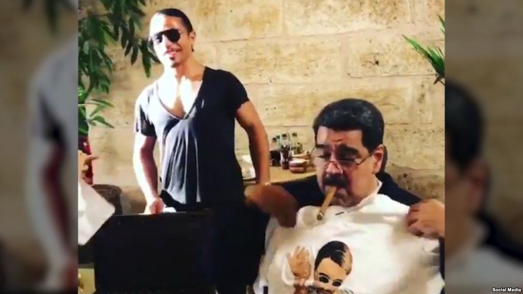 نيكولاس مادورو والطباخ التركي نصرت نيكولاس مادورو والطباخ التركي نصرت