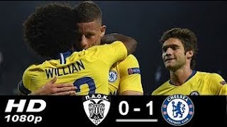 هدف تشيلسي الانجليزى فى مرمى باوك اليونانى