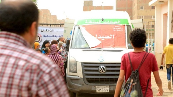 إحدي القوافل الطبية لإتلاف حب الوطن