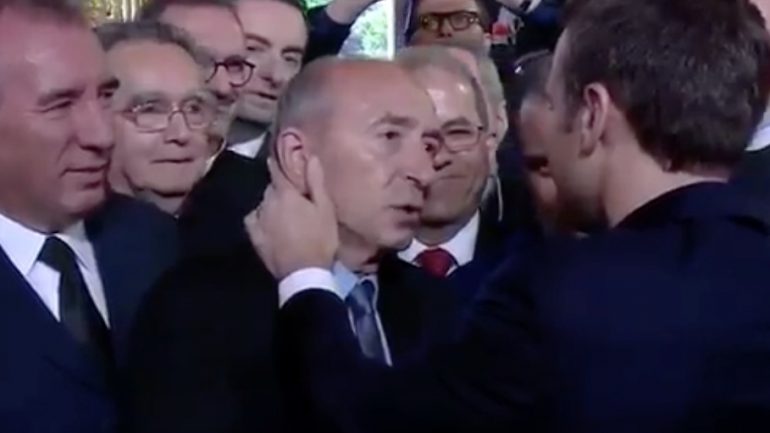 ماكرون ووزير داخليته 