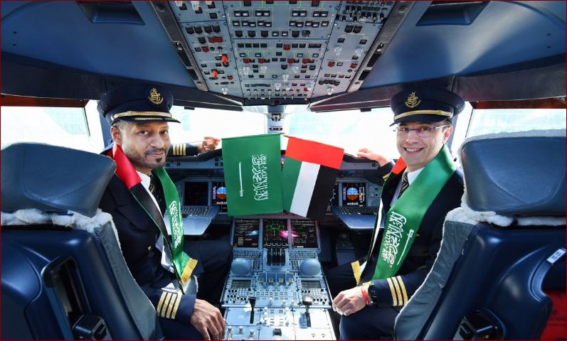 الإمارات تسير الإيرباص A380 إلى الرياض 