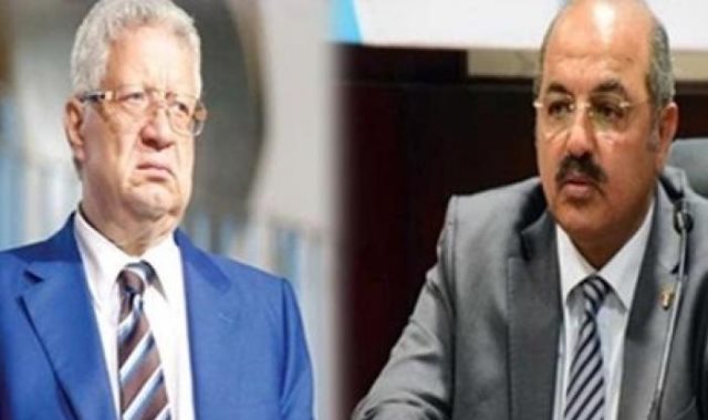 مرتضى منصور وهشام حطب مرتضى منصور وهشام حطب