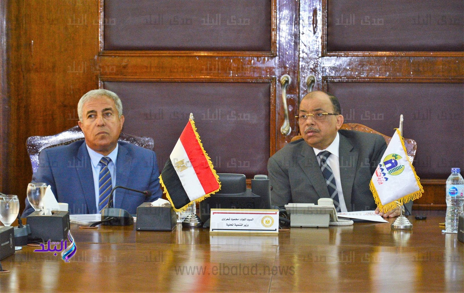 وزير التنمية المحلية ومحافظ أسوان 