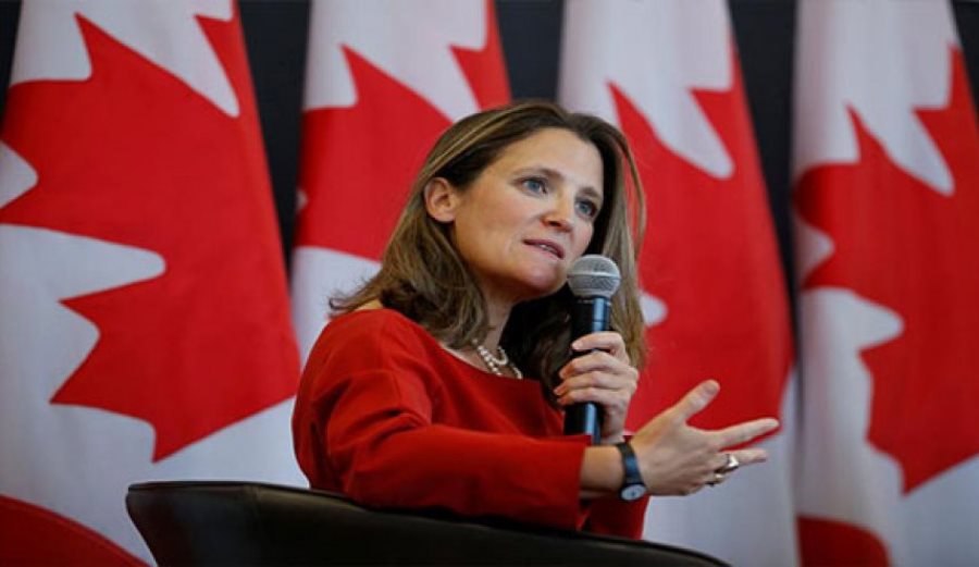 وزيرة خارجية كندا