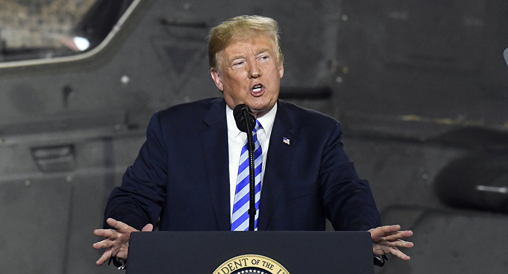  الرئيس الأمريكي دونالد ترامب