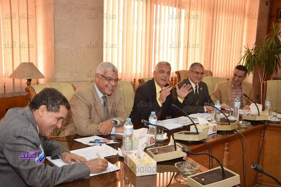 لجنة إختيار القيادات الجامعية برئاسة الدكتور عادل مبارك نائب