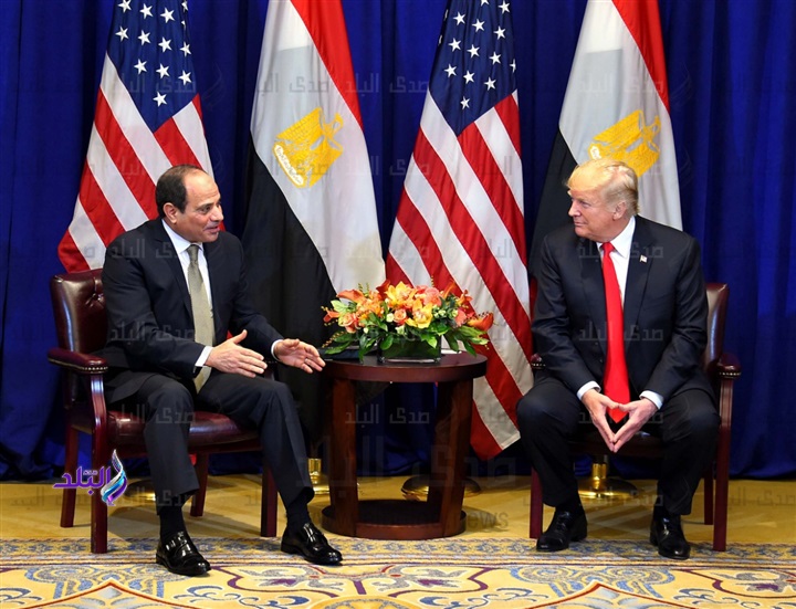 الرئيس السيسي ونظيره الأمريكي