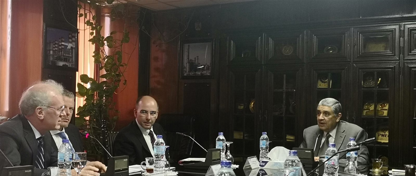 صورة من اللقاء