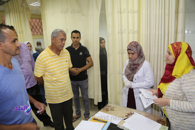 محافظ المنوفية يتفقد معهد الكبد بمدينة شبين الكوم
