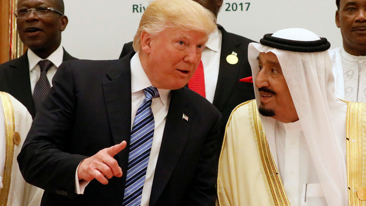 الملك سلمان وترامب الملك سلمان وترامب
