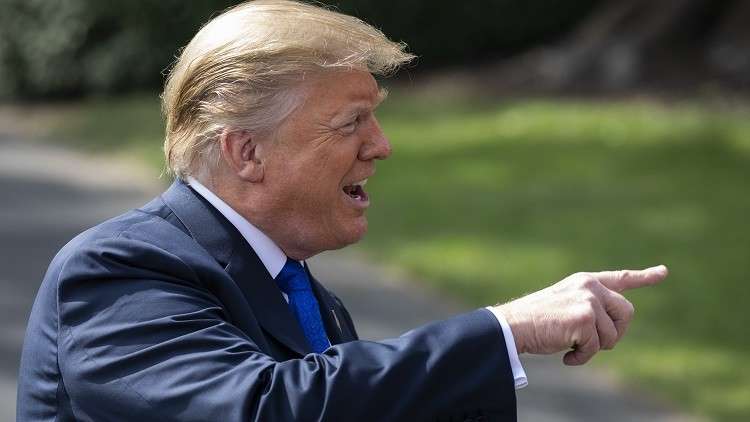 الرئيس الأمريكي دونالد ترامب