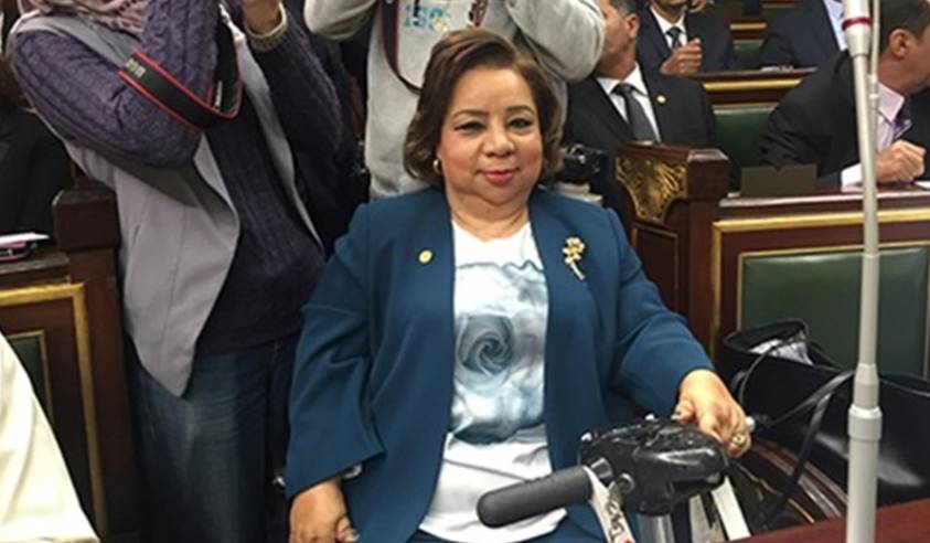 الدكتورة هبة هجرس ، عضو المجلس القومي لذوي الاعاقة ، وعضو مج